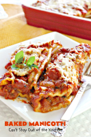 Baked Manicotti – Can't Stay Out of the Kitchen image
