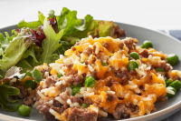 Cheesy Ground Beef and Rice Casserole - Hidden Valley image