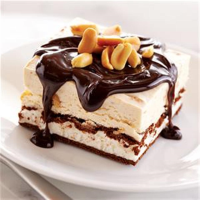 Chocolate Peanut Butter Ice Cream Sandwich Dessert ... image