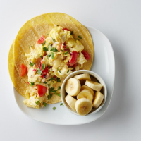 Salsa Scrambled Eggs Recipe | EatingWell image