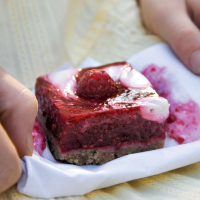 Raspberry Bars Recipe | EatingWell image