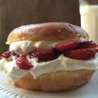 Glazed Doughnut Strawberry Shortcake Recipe | Allrecipes image