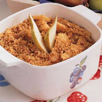 BAKED PEAR CRUMBLE RECIPES