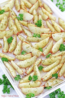 Seasoned Baked Red Potato Wedges - Valya's Taste of Home image