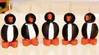 Penguin Appetizers Recipe - Tablespoon.com image