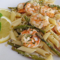 Elegant Penne with Asparagus and Shrimp Recipe | Allrecipes image
