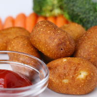 Mini Corn Dogs Recipe by Tasty - Food videos and recipes image