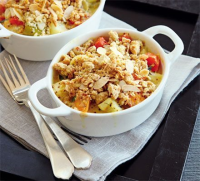 Wintry vegetable crumbles recipe | BBC Good Food image