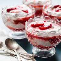 Simple Strawberries and Cream Recipe | Good Life Eats image