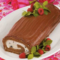 Chocolate Ice Cream Roll Recipe: How to Make It image