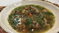 Smoked ham and lentil soup image