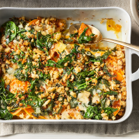Kale-Butternut Squash Gratin Recipe | EatingWell image