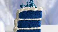 Royal Blue Velvet Cake Recipe - BettyCrocker.com image
