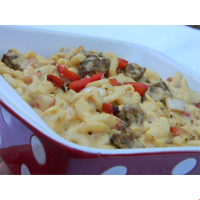 MACARONI AND CHEESE WITH SAUSAGE RECIPES RECIPES