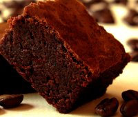 Super Fudgy Triple Chocolate Espresso Brownies Recipe ... image