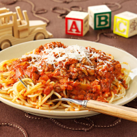 Three-Meat Spaghetti Sauce Recipe: How to Make It image