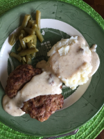 Country Fried Hamburger Steaks With Gravy Recipe - Food.com image