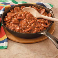 Kielbasa with Baked Beans Recipe: How to Make It image