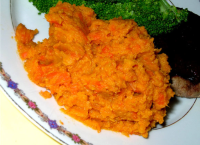 Mashed Carrot & Sweet Potato Recipe - Food.com image