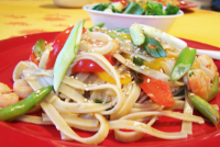 Shanghai Pasta (With Shrimp and Sweet Bell Peppers) Recipe ... image