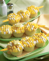 Corn-on-the-Cob Cupcake | Martha Stewart image