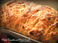 Fresh Tomato and Basil Loaf (Bread ... - Just A Pinch Recipes image