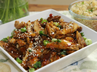 Teriyaki Sesame Seed Chicken Thighs | Just A Pinch Recipes image