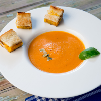 Tomato and Cream Cheese Soup | So Delicious image