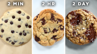 2-Minute Vs. 2-Hour Vs. 2-Day Cookie | Recipes image