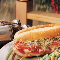 Deli Club Sandwich Recipe: How to Make It - Taste of Home image