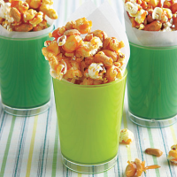 Caramel Popcorn and Peanuts Recipe | MyRecipes image