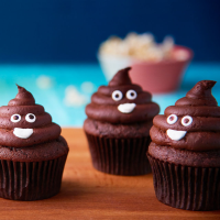 Poop Emoji Cupcakes Recipe | EatingWell image