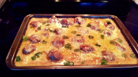 Cheesy Swedish Meatball Noodle Bake | Just A Pinch Recipes image