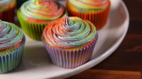 Best Rainbow Cupcakes Recipe - How to Make Rainbow Cupcakes image