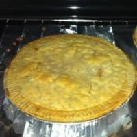 Double-Crust Peach Pie with Frozen Peaches Recipe | Allrecipes image