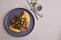 Easy Mushroom & Tomato Omelette Recipe - Australian Eggs image