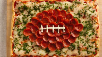 Football Pizza Recipe - Pillsbury.com image