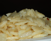 Creamy Garlic-Parmesan Orzo Recipe - Italian.Food.com image