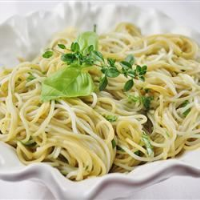 Fettuccine with Garlic Herb Butter Recipe | Allrecipes image