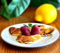 Romantic Lemon Cheesecake Pancakes Recipe | Allrecipes image