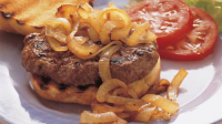 Grilled Hamburger Steaks with Roasted Onions Recipe ... image
