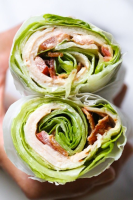 Chicken Club Lettuce Wrap Sandwich - Skinnytaste image