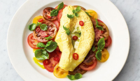 Jamie Oliver's Scrambled Egg Omelette - The Happy Foodie image