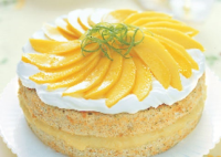 Mango and Lime Chiffon Cake Recipe | Bon Appétit image