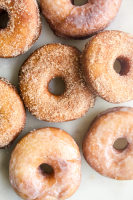 Homemade Fried Donuts (Eggless) - The Desserted Girl image