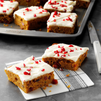 Frosted Pumpkin Cranberry Bars Recipe: How to Make It image