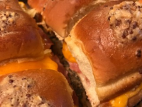 Mini Baked Ham (And Cheese) Sandwiches Recipe - Food.com image