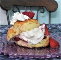 Strawberry Shortcake With Buttermilk Biscuits Recipe ... image