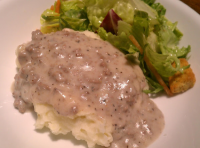 Creamed Ground Beef Over Mashed Potatoes | Just A Pinch ... image