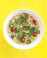 Asian-Style Chicken Soup Recipe | Martha Stewart image